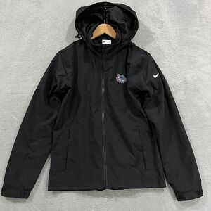 Nike Gonzaga Bulldogs Jacket Women's Medium‎ Full Zip Hood Storm Fit